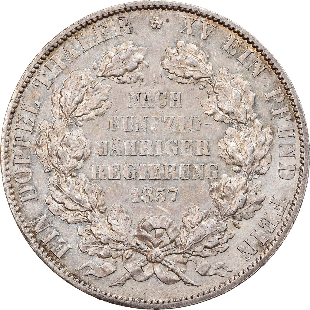 Münze, Deutsch Staaten, SCHAUMBURG-LIPPE, Georg Wilhelm, 2 Thaler, 1857