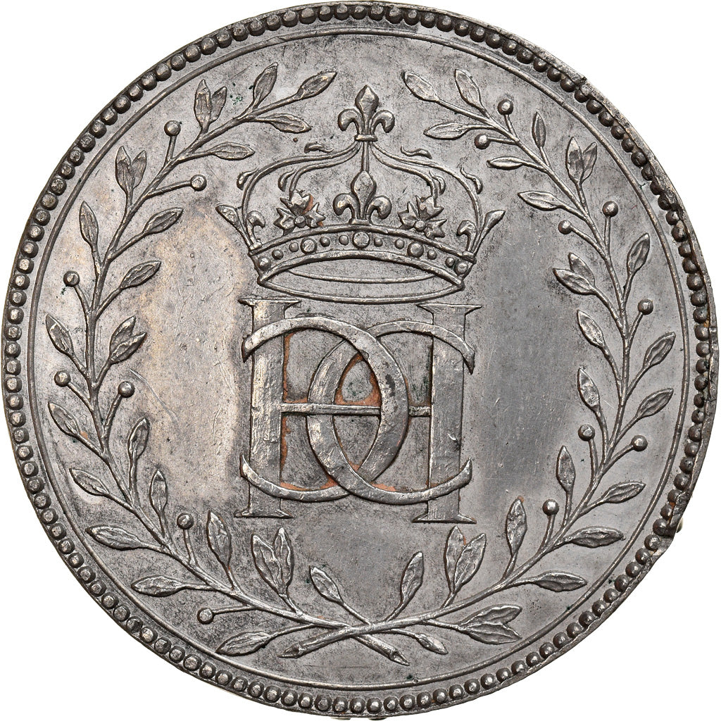 Moneda, Francia, Charles X, 5 Francs, Epreuve, EBC, Hojalata, Mazard:manque