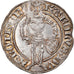 Moeda, França, LORRAINE, Charles II, Gros, 1400-1430, Nancy, AU(55-58), Prata