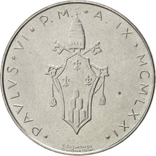 Coin, VATICAN CITY, Paul VI, 50 Lire, 1971, MS(63), Stainless Steel, KM:121