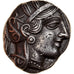 Coin, Attica, Athens, Tetradrachm, 490-407 BC, Athens, AU(50-53), Silver