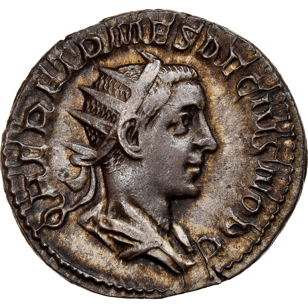 Coin, Herennius Etruscus, Antoninianus, Rome, AU(55-58), Billon, RIC:142b