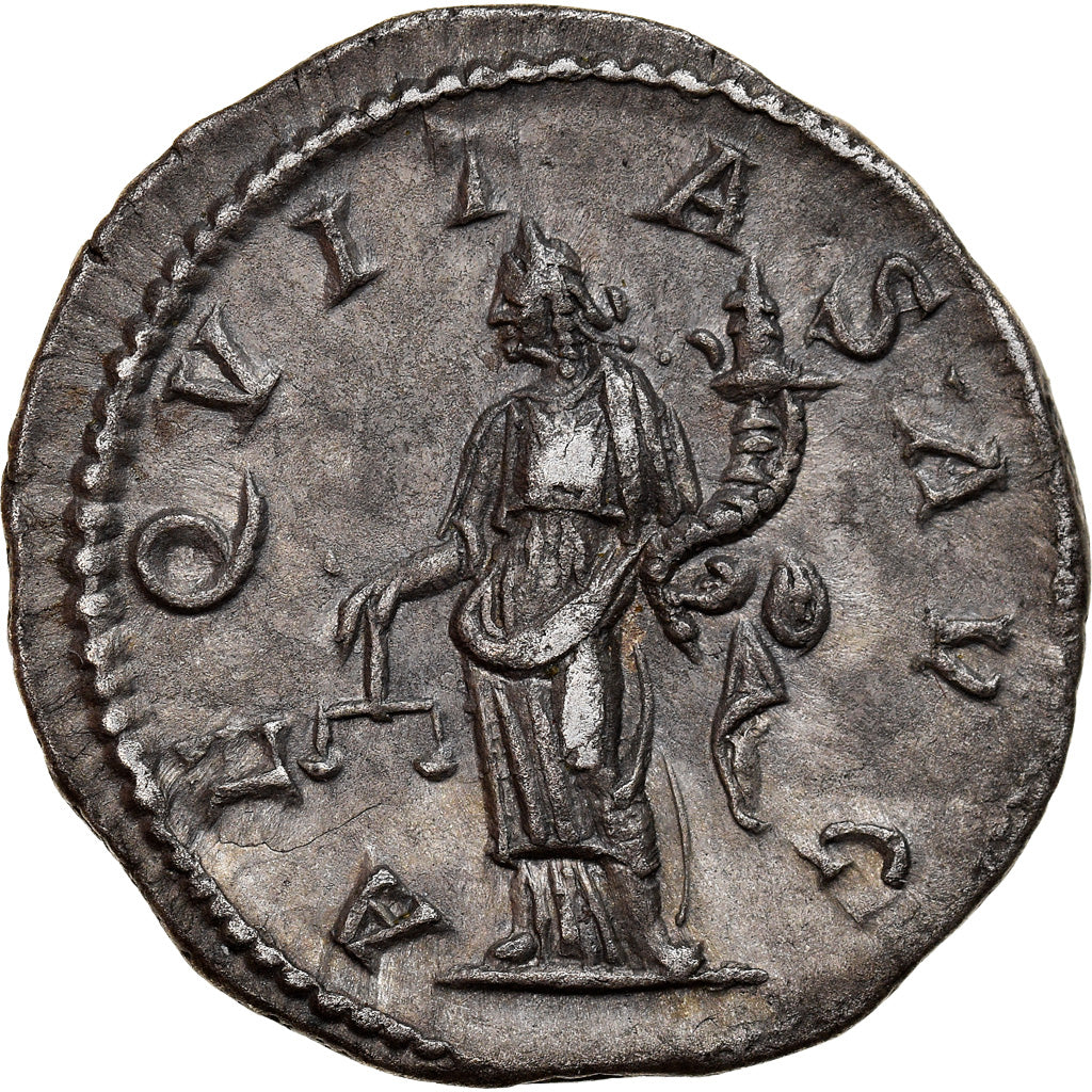 Coin, Macrinus, Denarius, 218, Roma, MS(60-62), Silver, RIC:53