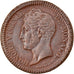 Coin, Monaco, Honore V, Decime, 1838, Monaco, AU(50-53), Copper, KM:97.1