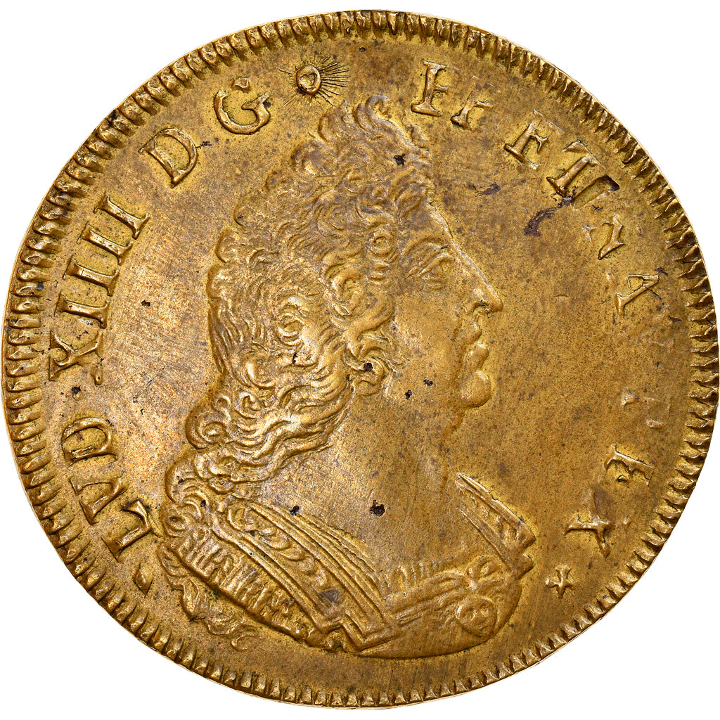 Munten, Frankrijk, Louis XIV, Construction du Fort de Chapus, Ecu, 1694, PR