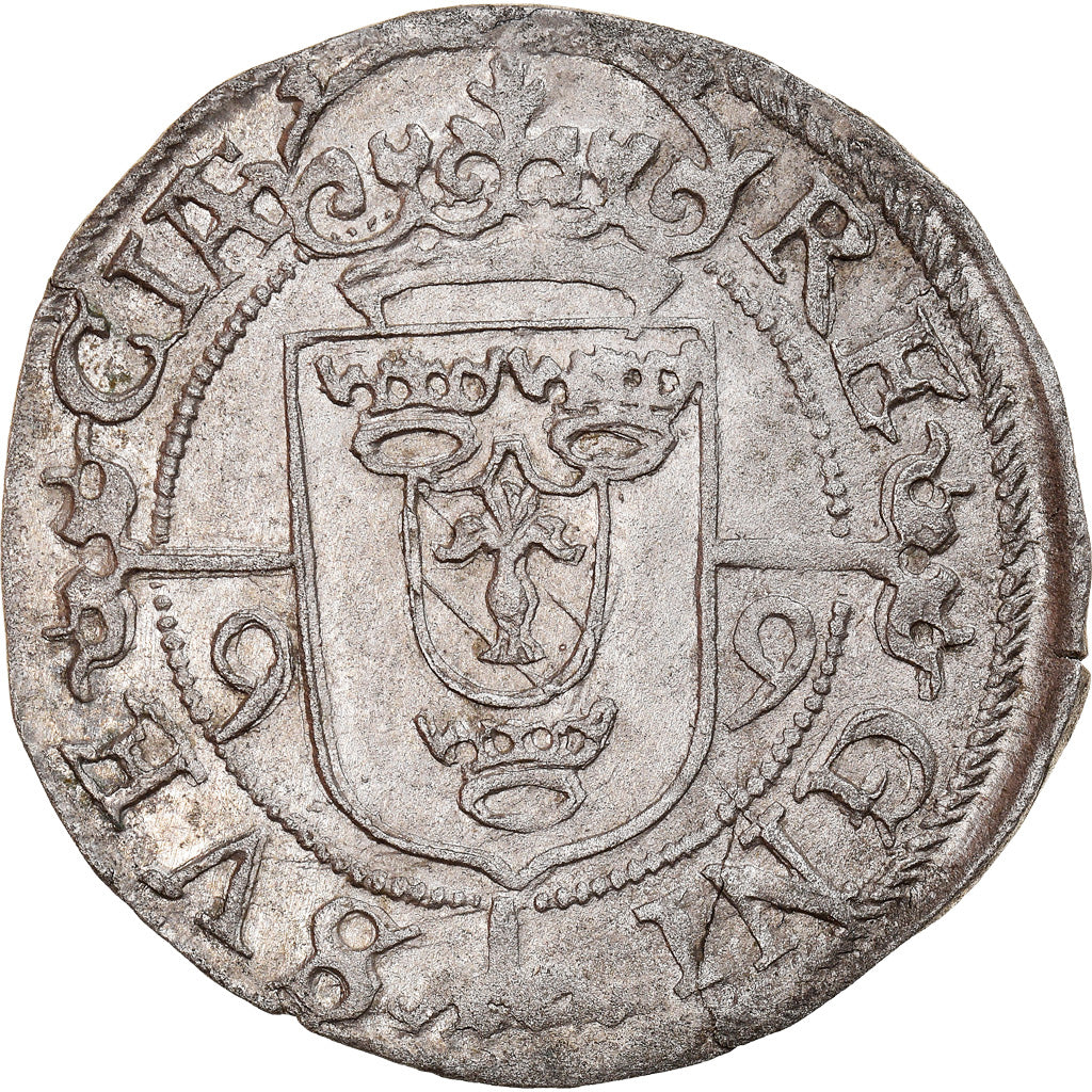 Moneta, Svezia, Karl IX, Ore, 1599, Stockholm, BB+, Argento