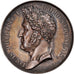 Francja, Medal, Louis Philippe, Cherbourg, 1833, Gatteaux, MS(60-62), Srebro