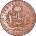 Moeda, Peru, 8 Reales, 1835, Cuzco, Essai de Thonnelier, AU(50-53), Cobre, KM:7a