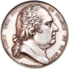 Francja, Medal, Louis XVIII, Récompense Ministère de l'Intérieur, 1823