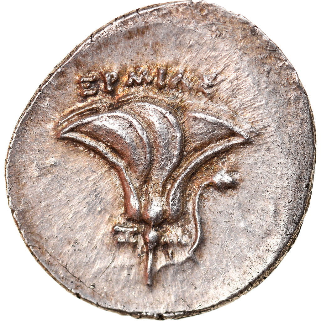 Coin, Caria, Rhodes, Drachm, 180-160 BC, MS(63), Silver