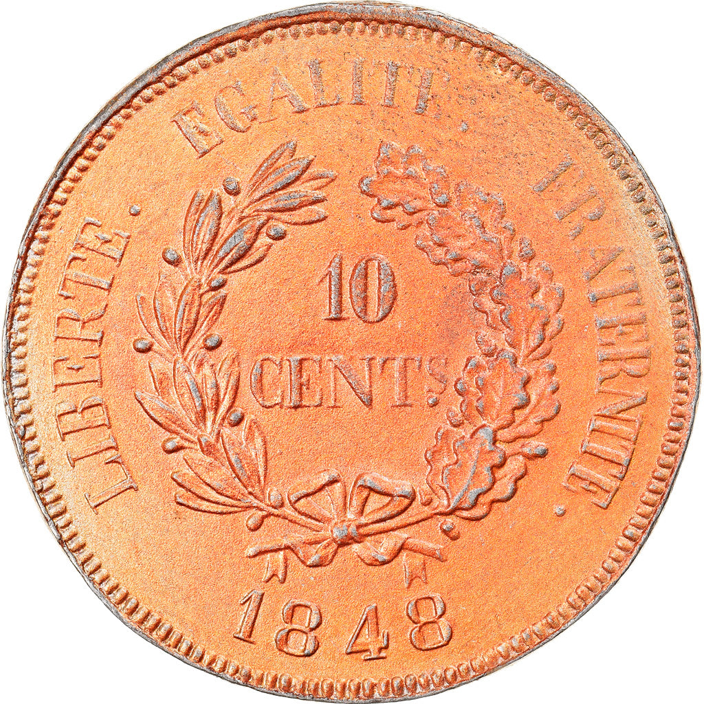 Moneda, Francia, Concours de Gayrard, 10 Centimes, 1848, Paris, ESSAI, EBC+