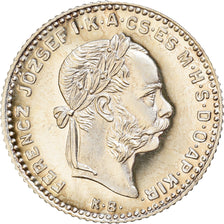 Coin, Hungary, Franz Joseph I, 4 Forint 10 Francs, 2015, Restrike, MS(65-70)