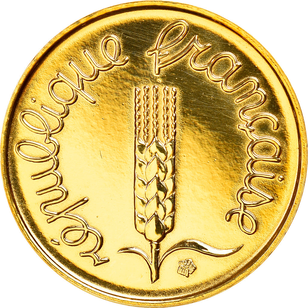 Moneta, Francia, Épi, Centime, 2000, Paris, FDC, Oro, KM:928a, Gadoury:91a