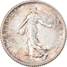 Munten, Frankrijk, Semeuse, Franc, 1915, Paris, UNC-, Zilver, KM:844.1