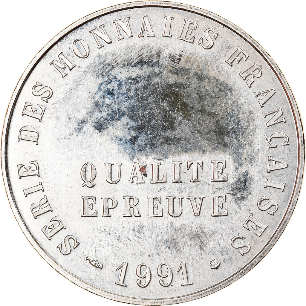Munten, Frankrijk, Essai au module, 20 Francs, 1991, UNC-, Nickel