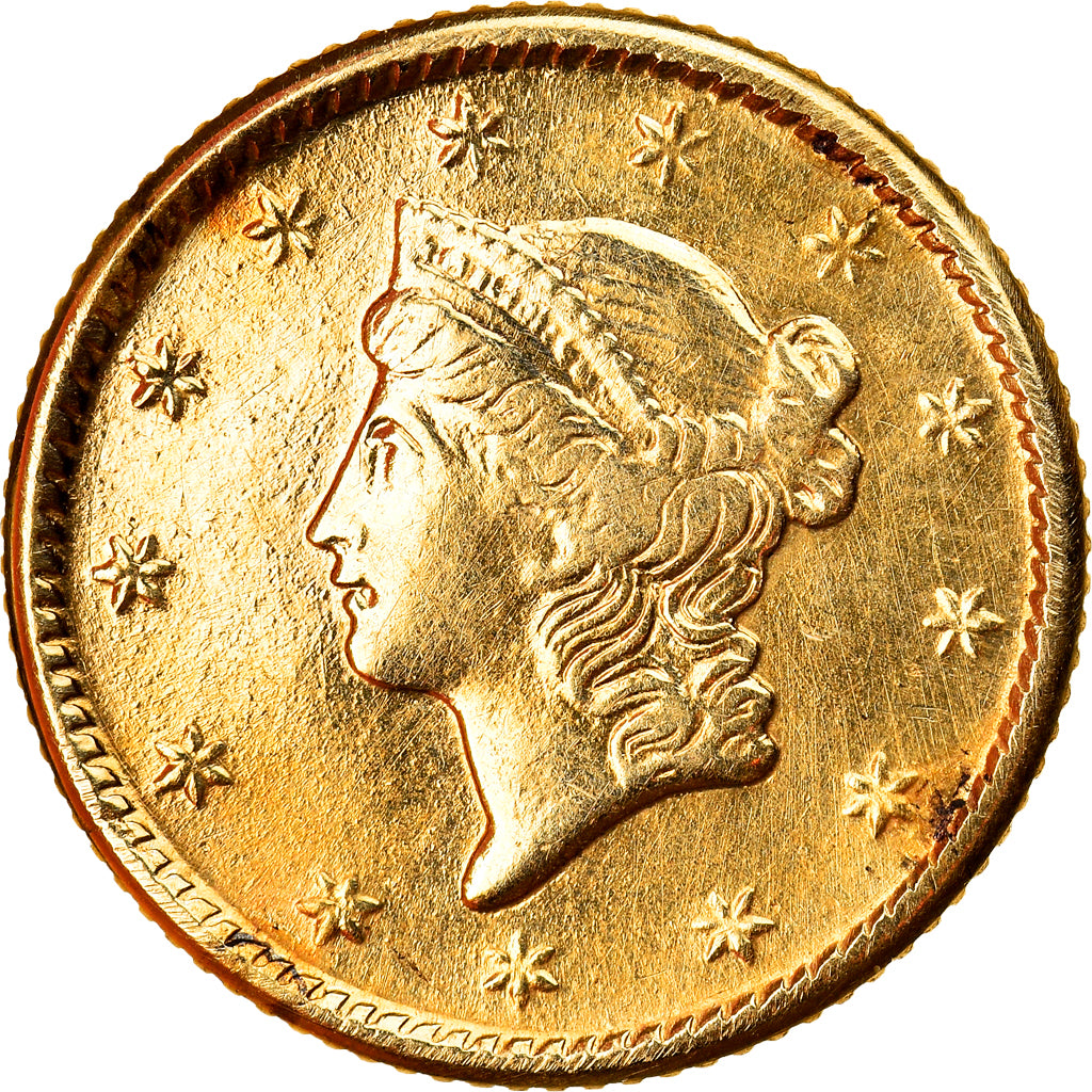 Coin, United States, Liberty Head - Type 1, Dollar, 1852, U.S. Mint