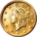 Coin, United States, Liberty Head - Type 1, Dollar, 1852, U.S. Mint