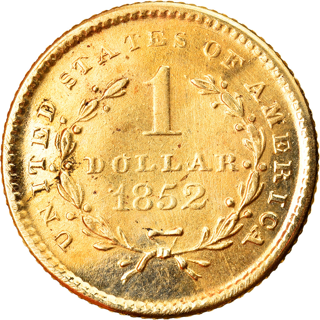 Coin, United States, Liberty Head - Type 1, Dollar, 1852, U.S. Mint