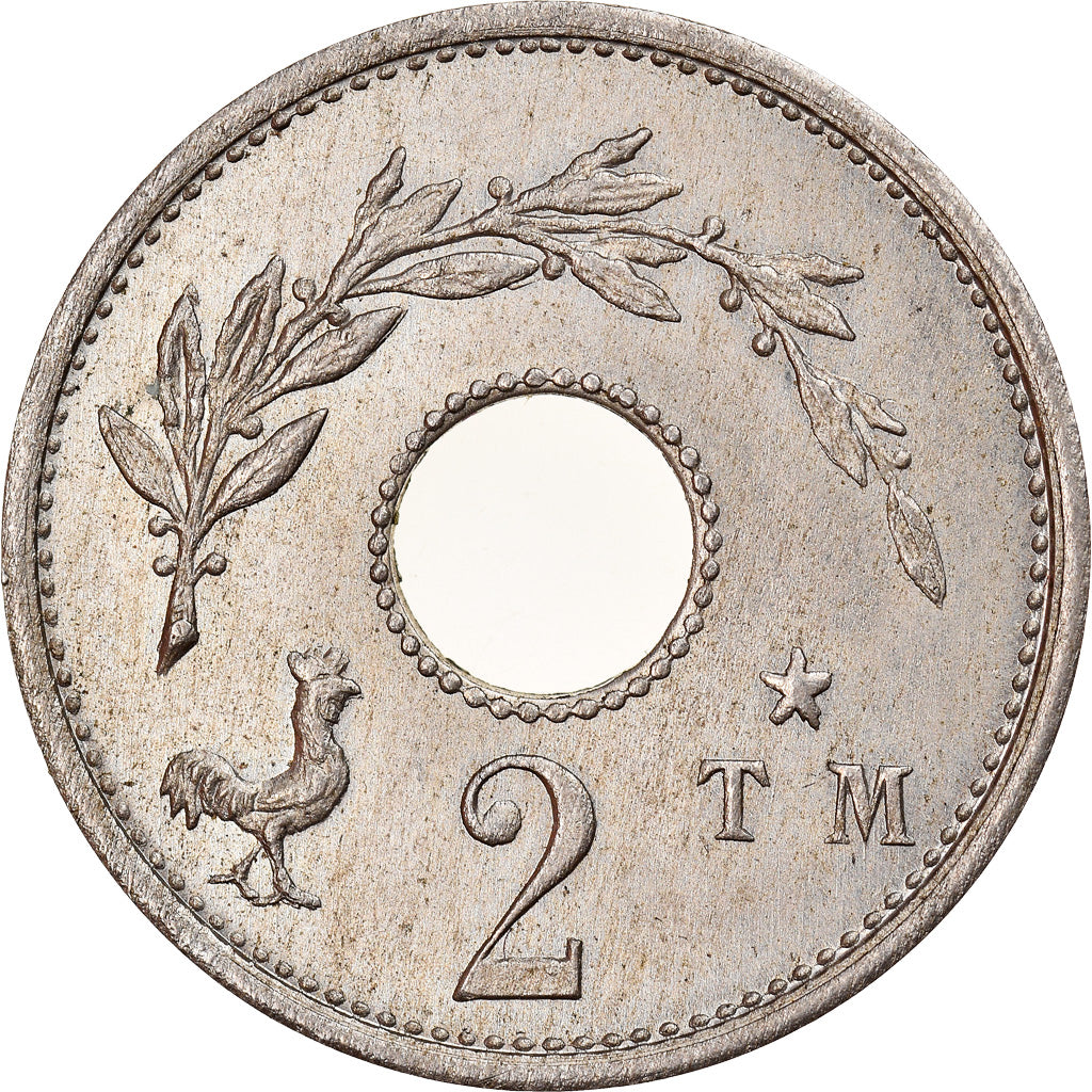 Moeda, França, Essai de Nickel, 2 Centimes, 1890, Paris, MS(63), Níquel