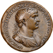 Coin, Trajan, Sestertius, 98-117, Rome, Paduan, AU(50-53), Bronze