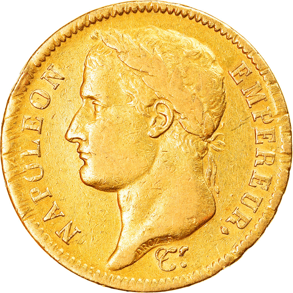 Munten, Frankrijk, Napoléon I, 40 Francs, 1811, Paris, ZF, Goud, KM:696.1