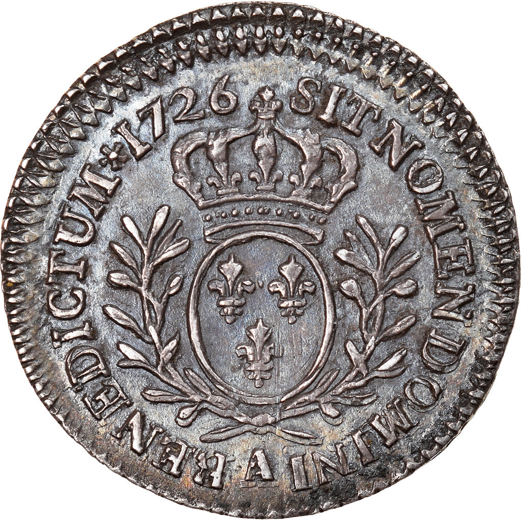 Monnaie, France, Louis XV, 1/20 Écu  aux branches d'olivier (6 sols), 6 Sols