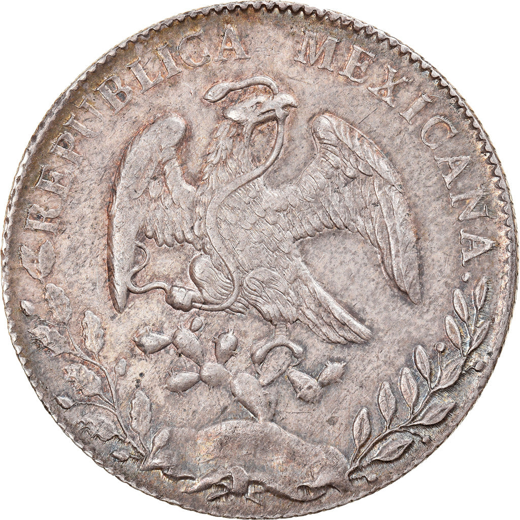 Moneda, México, 8 Reales, 1892, Mexico City, EBC, Plata, KM:377.10