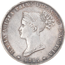 Moneta, STATI ITALIANI, PARMA, Maria Luigia, 5 Lire, 1815, Parma, BB+, Argento