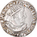 Coin, France, François Ier, Demi Teston, Lyon, 8th type, EF(40-45), Silver