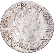 Moneda, Francia, Louis XV, Écu de France-Navarre, Ecu, 1719, Amiens, MBC+