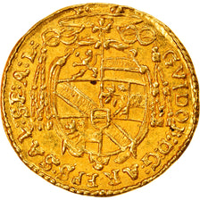 Münze, AUSTRIAN STATES, SALZBURG, Guidobald, 1/4 Ducat, 1659, VZ, Gold, KM:163