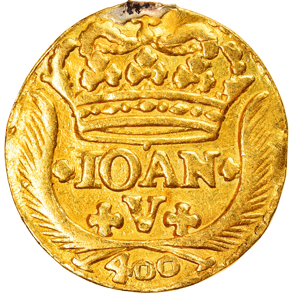 Moeda, Portugal, Jo, João V, 400 Reis, Cruzado Novo, 400 = 480 Reis, 1746