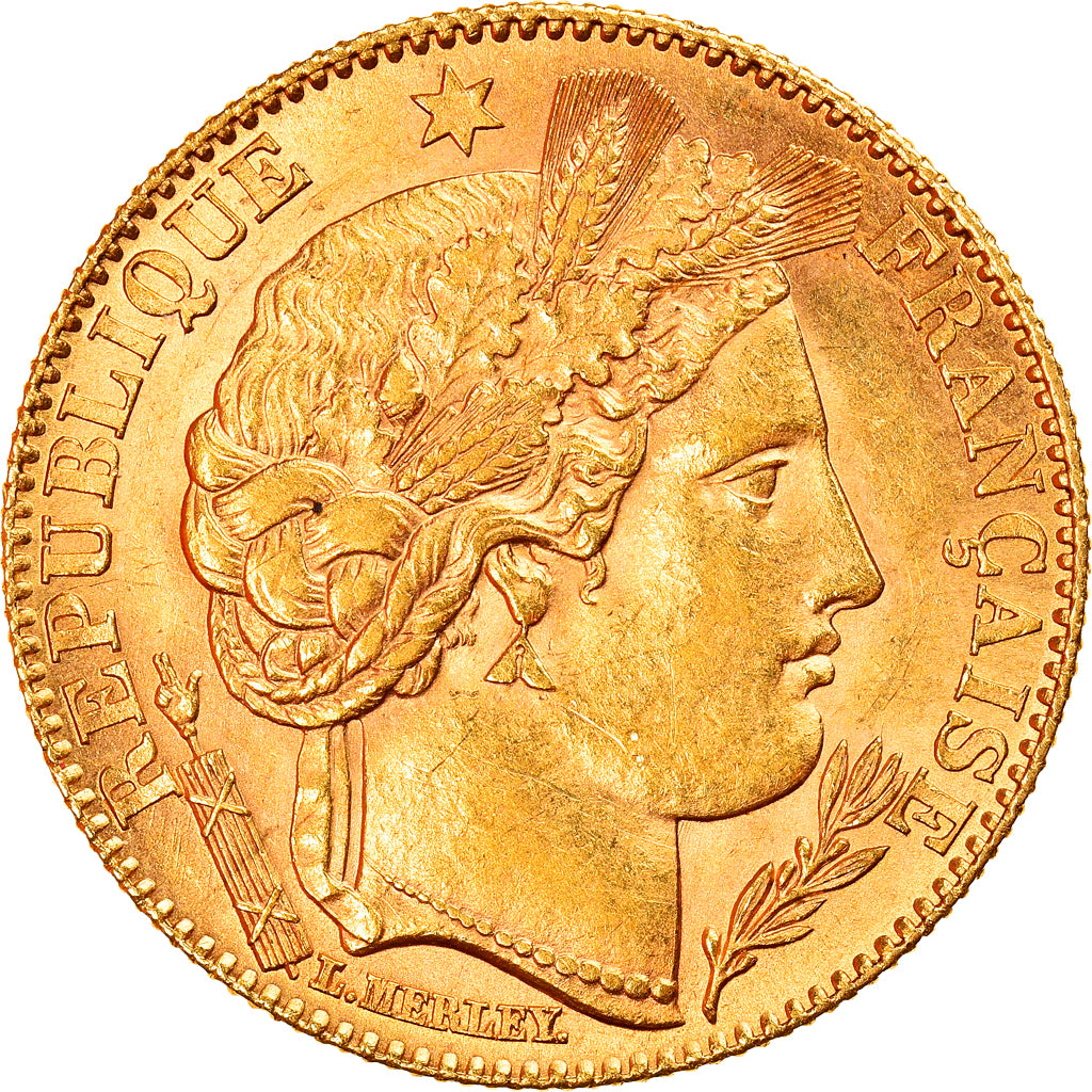 Coin, France, Cérès, 10 Francs, 1899, Paris, MS(60-62), Gold, KM:830
