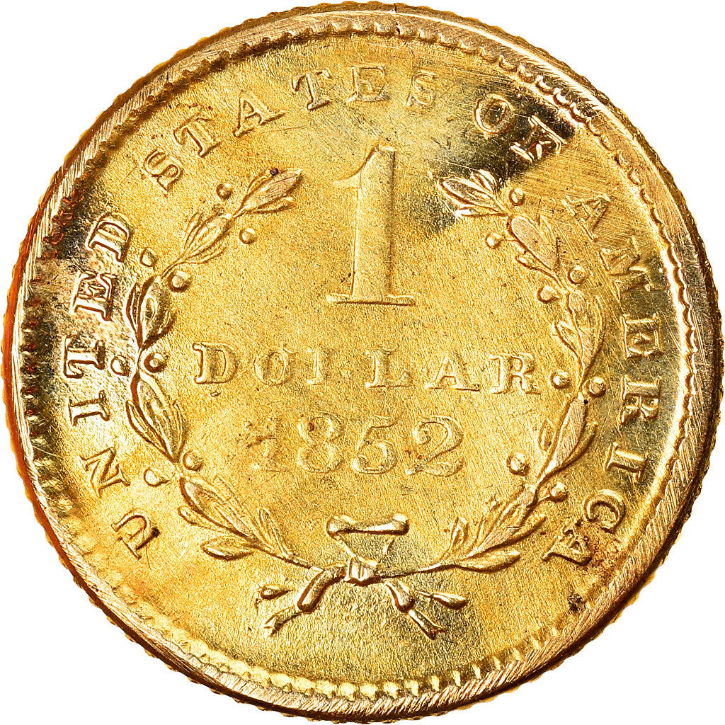 Coin, United States, Liberty Head - Type 1, Dollar, 1852, U.S. Mint