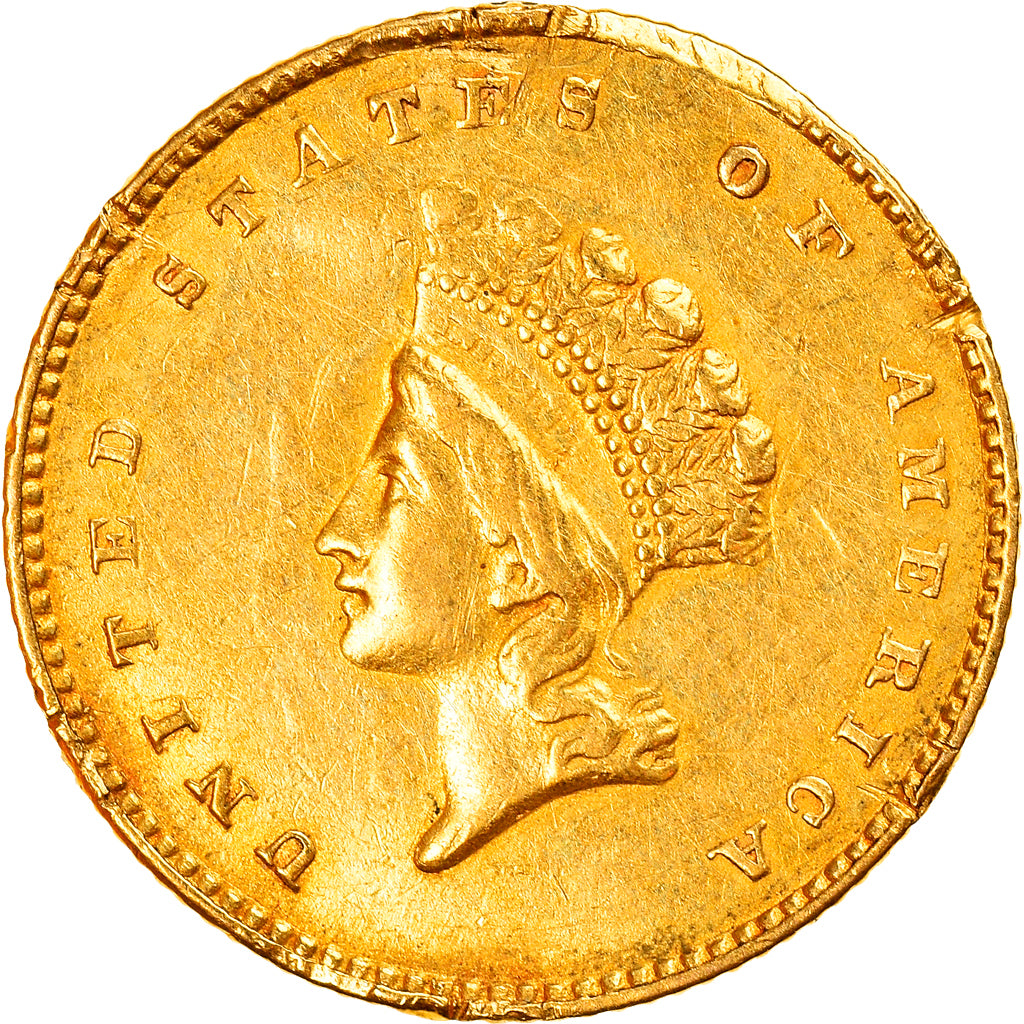 Coin, United States, Indian Head - Type 2, Dollar, 1855, U.S. Mint