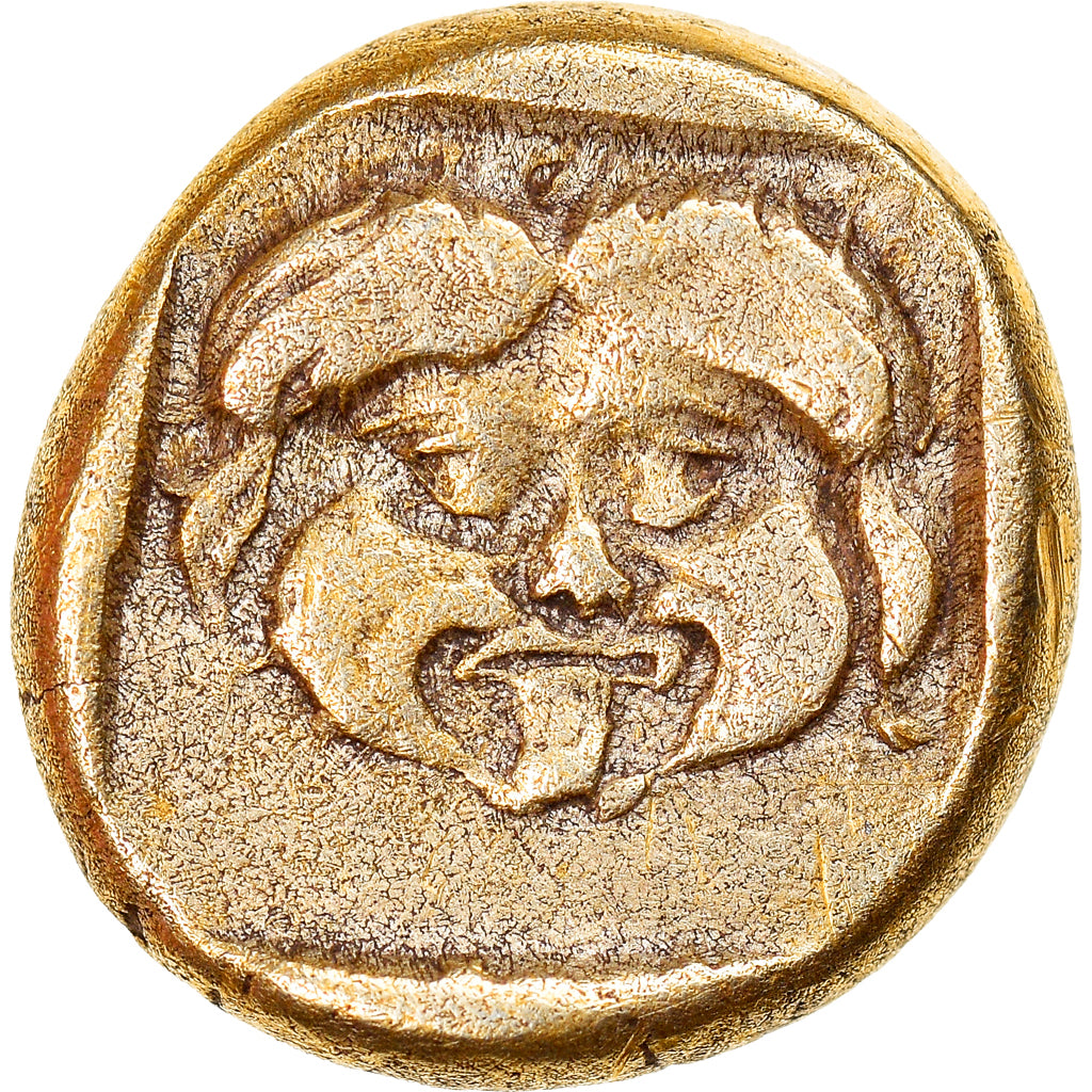 Coin, Lesbos, Mytilene, Hekte, 454-428 BC, AU(50-53), Electrum, Bodenstedt:54