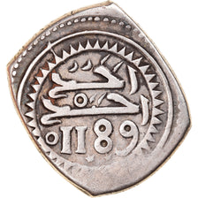 Coin, Morocco, Muhammed III, Mitqal, 10 Dirhams, 1775 (AH 1189), Rabat al-Fath