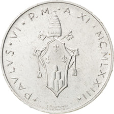 VATICAN CITY, 5 Lire, 1973, KM #118, MS(63), Aluminum, 20, 1.00