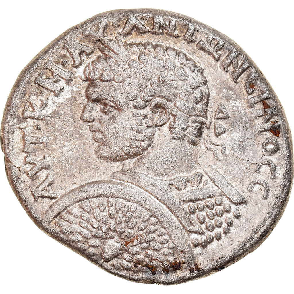 Coin, Mesopotamia, Caracalla, Tetradrachm, 215-217, Edessa, AU(55-58), Billon