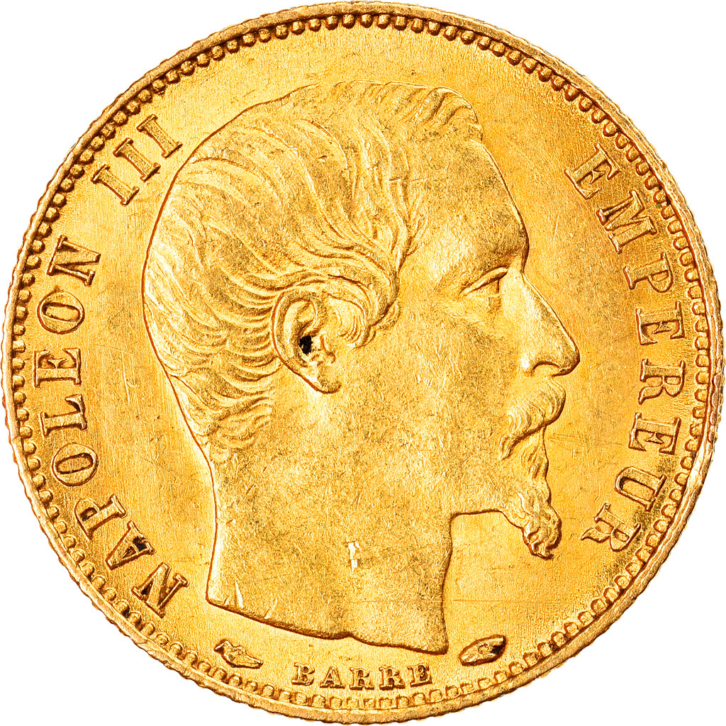 Monnaie, France, Napoleon III, Napoléon III, 5 Francs, 1855, Paris, Petit