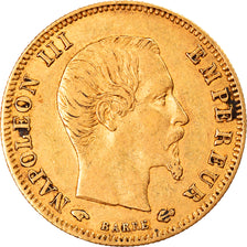 Moneta, Francja, Napoleon III, 5 Francs, 1859, Paris, AU(50-53), Złoto