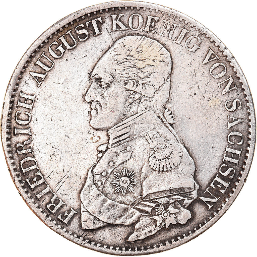 Coin, German States, SAXONY-ALBERTINE, Friedrich August I, Thaler, 1819