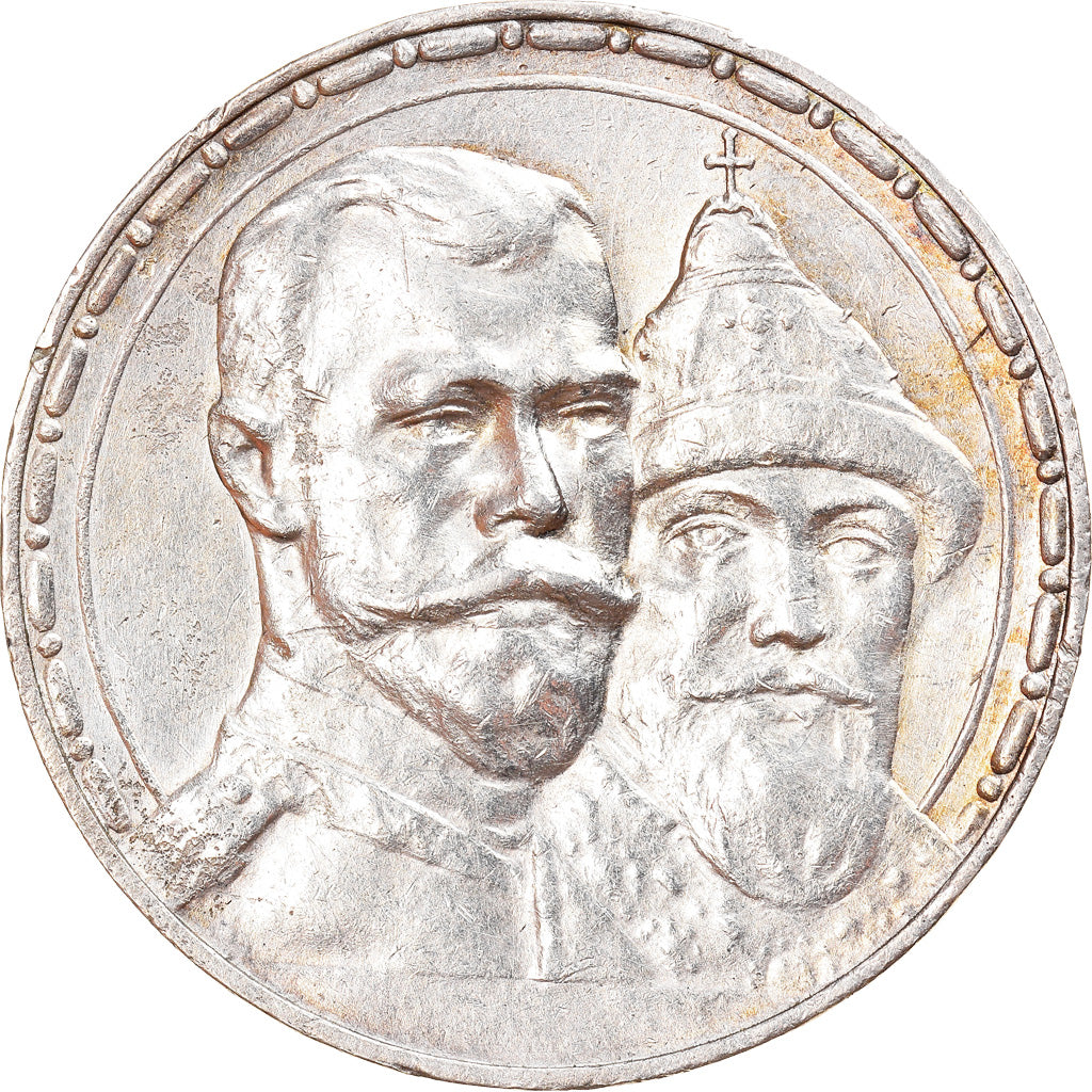 Monnaie, Russie, Nicholas II, Rouble, 1913, St. Petersburg, SUP+, Argent, KM:70