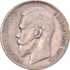 Coin, Russia, Nicholas II, Rouble, 1897, St. Petersburg, VF(30-35), Silver