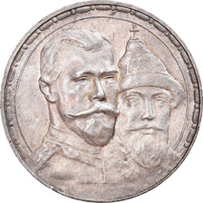 Coin, Russia, Nicholas II, Rouble, 1913, St. Petersburg, AU(55-58), Silver
