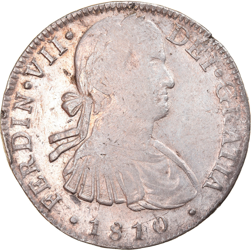 Monnaie, Mexique, Ferdinand VII, 8 Reales, 1810, Mexico City, TTB+, Argent
