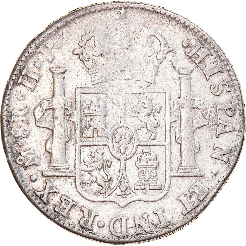 Monnaie, Mexique, Ferdinand VII, 8 Reales, 1810, Mexico City, TTB+, Argent