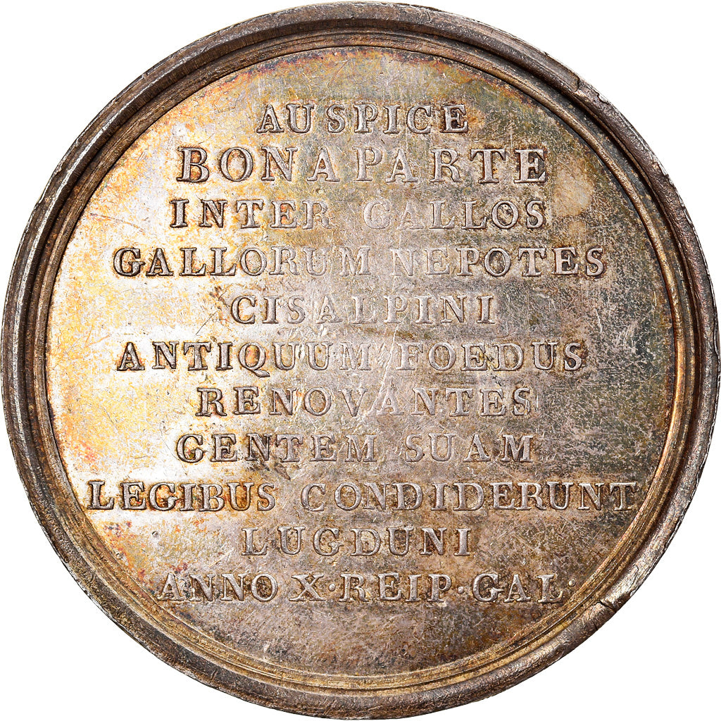 France, Médaille, Napoleon Bonaparte, Constitution of the Cisalpine Republic