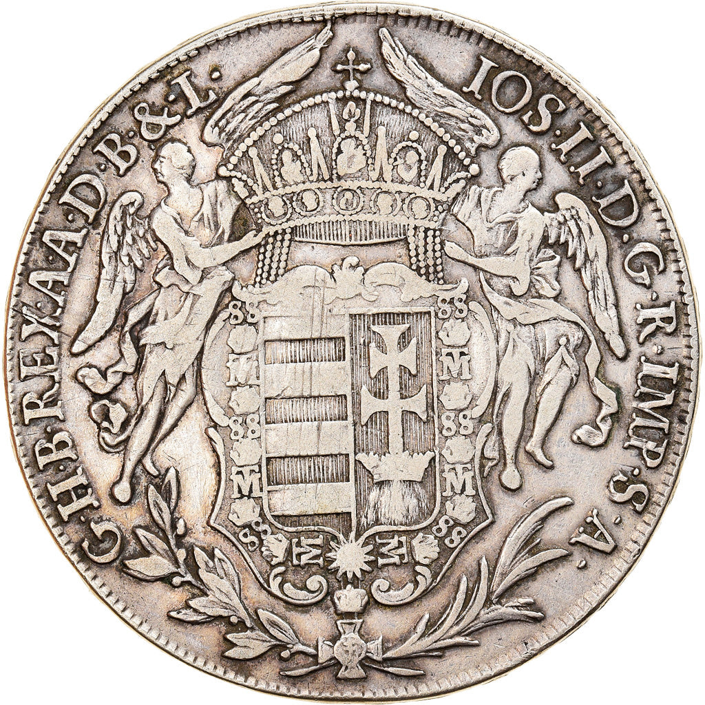 Coin, Hungary, Joseph II, Thaler, 1783, EF(40-45), Silver, KM:395.1