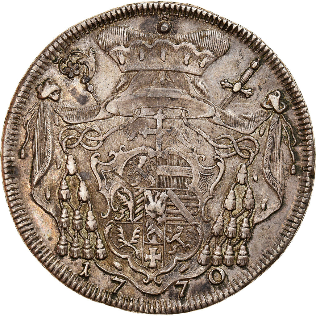 Monnaie, AUSTRIAN STATES, SALZBURG, Sigmund III, Thaler, 1770, TTB, Argent
